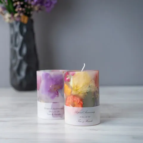 花束ブーケ等をキャンドル保存加工【決済専用商品】【お得2本セット】