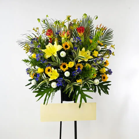 スタンド花　1段ストレート脚