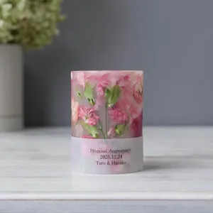 花束ブーケ等をキャンドル保存加工【1本】 - キャンドル加工 - 記念 | アフターブーケ加工事例