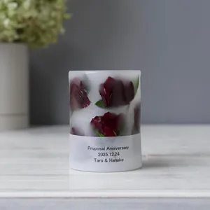 花束ブーケ等をキャンドル保存加工【1本】 - キャンドル加工 - プロポーズ | アフターブーケ加工事例