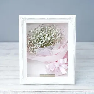 フレーム額【花束タイプ】【バラ等】【12本目安】【立体保存加工】 - 立体加工 - プロポーズ | アフターブーケ加工事例