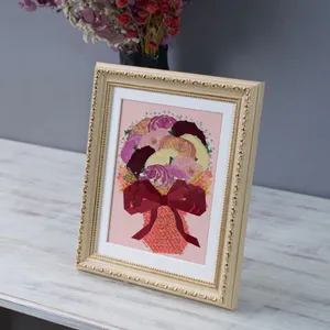 【26額】【複数品種】【押し花】【ウェディングブーケ3〜4割お入れ可能】② - 押し花 - プロポーズ | アフターブーケ加工事例