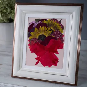 【26額】【複数品種】【押し花】【ウェディングブーケ3〜4割お入れ可能】② - 押し花 - プロポーズ | アフターブーケ加工事例