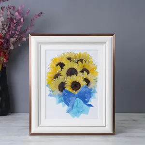 【36額サイズ】バラ13〜25本などの押し花 - 押し花 - プロポーズ | アフターブーケ加工事例