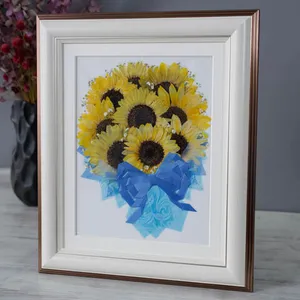 【36額サイズ】バラ13〜25本などの押し花 - 押し花 - プロポーズ | アフターブーケ加工事例