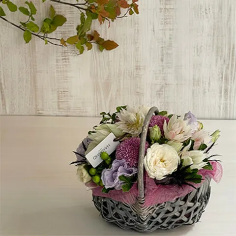 白紫系おまかせアレンジメント