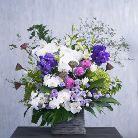 豪華お供え用胡蝶蘭アレンジメント