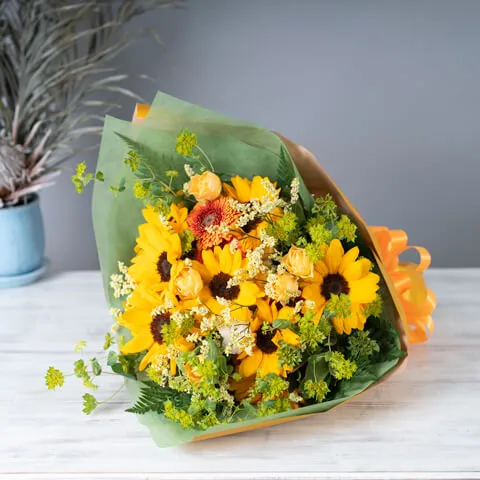 初夏色ひまわり花束