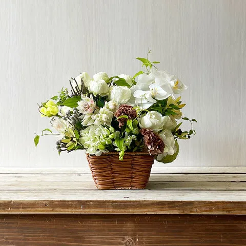 白メインアレンジメント