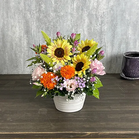 季節のお花アレンジメント