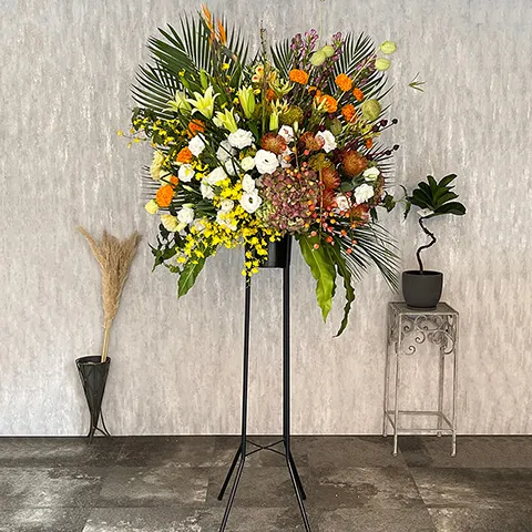 季節のお任せスタンド花