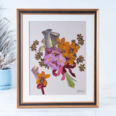 【49額】【複数品種】【 押し花】【ウェディングブーケ・ブトニアほぼ全てお入れ可能】⑧