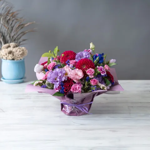 紫系 季節のお任せ アレンジメント