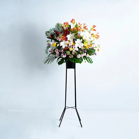 スタンド花　1段　色MIX