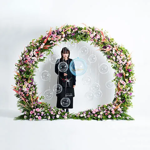 フラワーアーチ約幅2.5M☓高2.3M