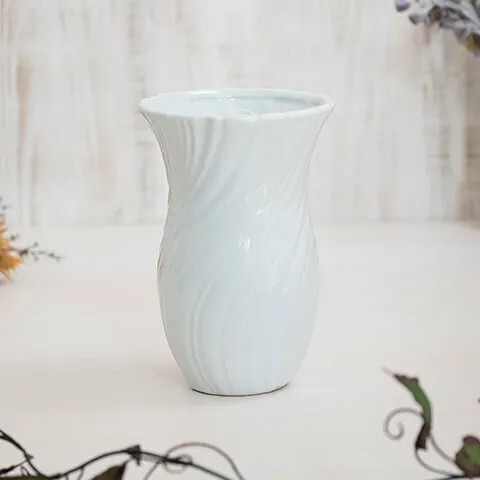 口径12cmガラス花びんCLAY