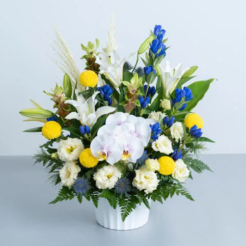 季節のお任せ お供え アレンジメント