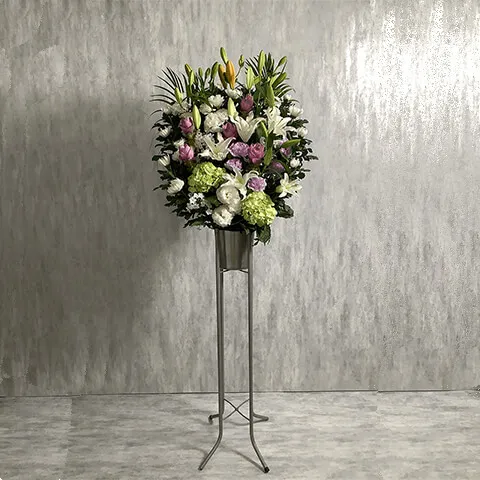 スタンド花　1段葬儀