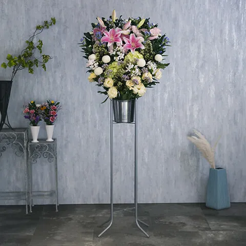 スタンド花　1段葬儀