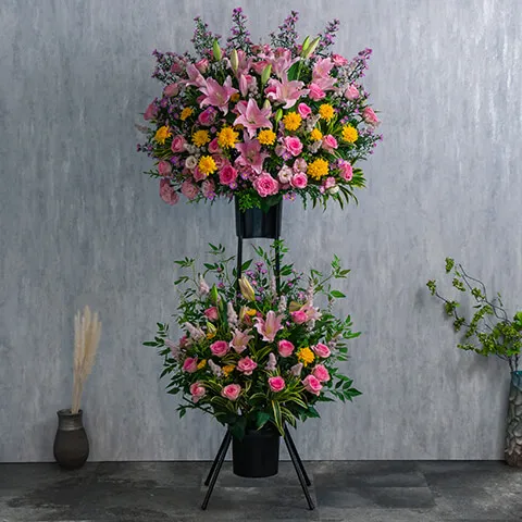 スタンド花　2段