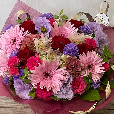 赤紫系アレンジメント