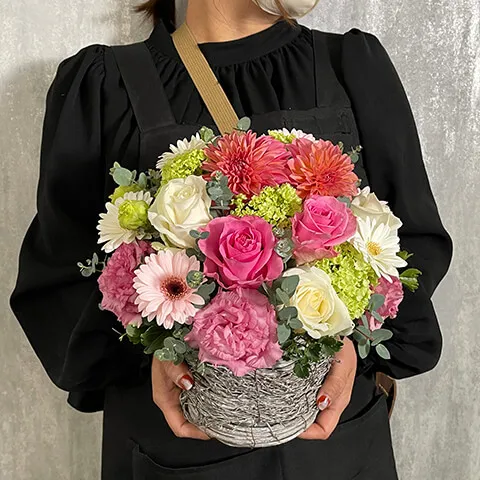 ピンク系アレンジメント