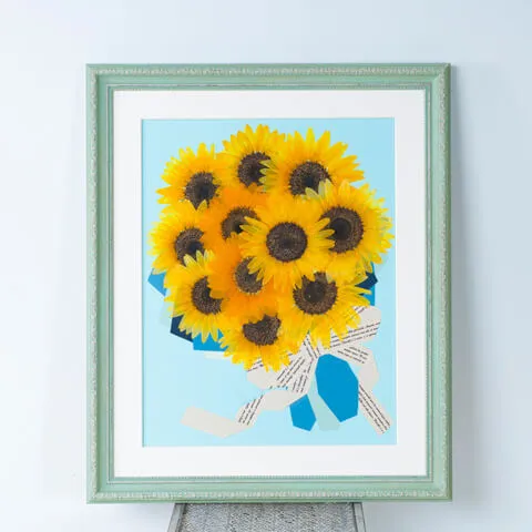 ヒマワリ 押し花【決済専用商品】