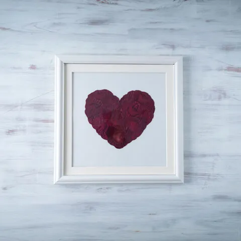 【36額スクエア】【バラ12本など】【ハート型】【丸型】【茎やラッピング無】【押し花】⑤