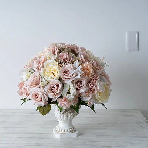 【高級造花】グレージュピンク Sサイズ