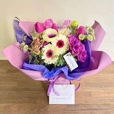 季節のお任せ スタンディングブーケ