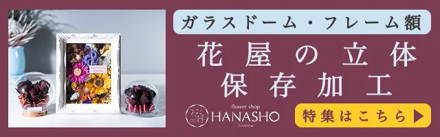 花屋の立体保存加工