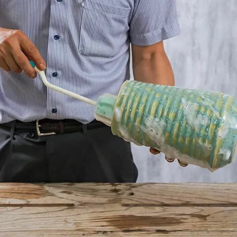 花の取扱説明書と栄養剤を同封!