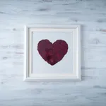 【36額スクエアサイズ】バラ12本などハート型、丸型の押し花