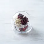 ガラスドーム【②スモール】【バラ等】【1〜3輪目安】【立体保存加工】