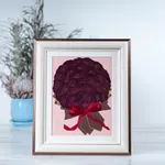 【36額サイズ】バラ13〜25本などの押し花