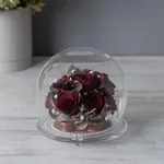 ガラスドーム【①ラージ】【バラ等】【4〜12輪目安】【立体保存加工】