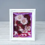 フレーム額【④ラージ】【敷詰タイプ】【大輪花】【さまざまな花】【立体保存加工】