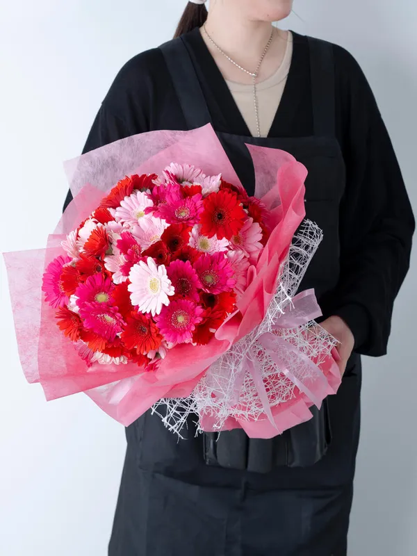 ガーベラ108本の花束｜広島花屋オンラインショップ花将