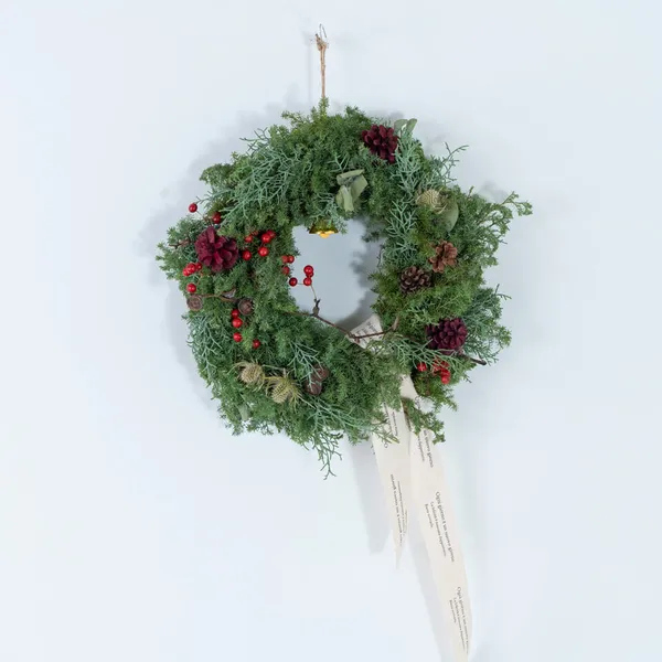 花屋の手作り クリスマスリース2｜広島花屋オンラインショップ花将