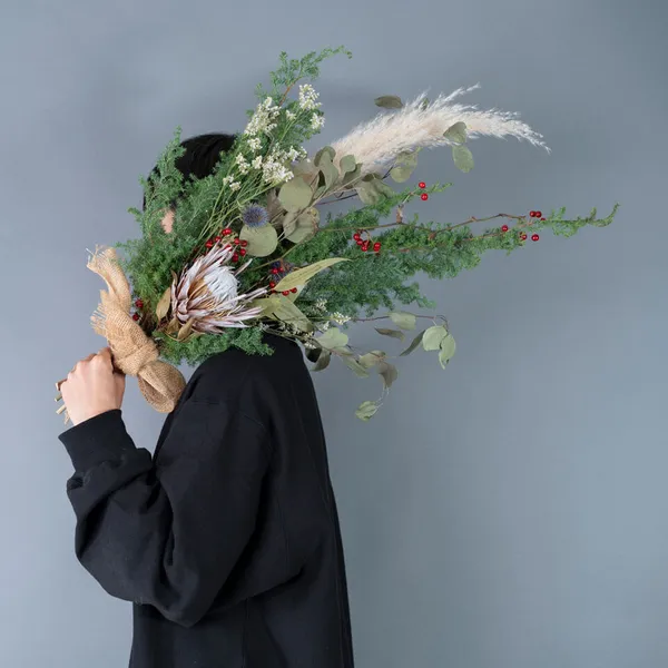 花屋の手作り クリスマス スワッグ｜広島花屋オンラインショップ花将