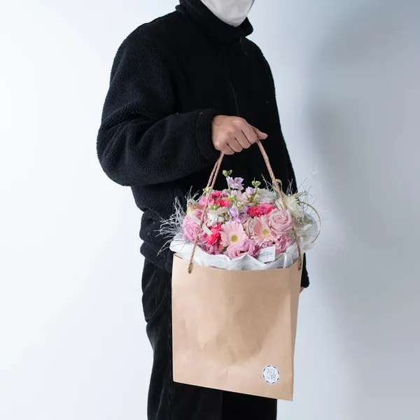 三角紙袋 中｜広島花屋オンラインショップ花将