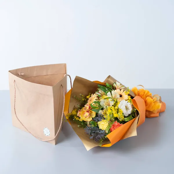 三角紙袋 大｜広島花屋オンラインショップ花将