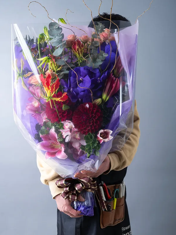 大きく豪華な花束｜広島花屋オンラインショップ花将