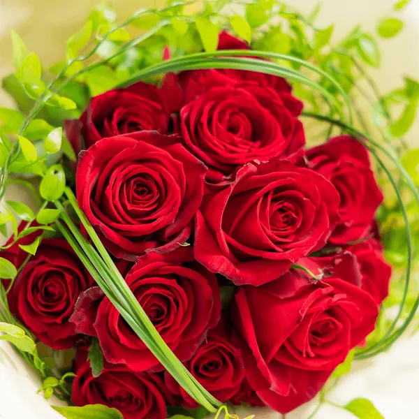 赤バラ13本の花束｜広島花屋オンラインショップ花将