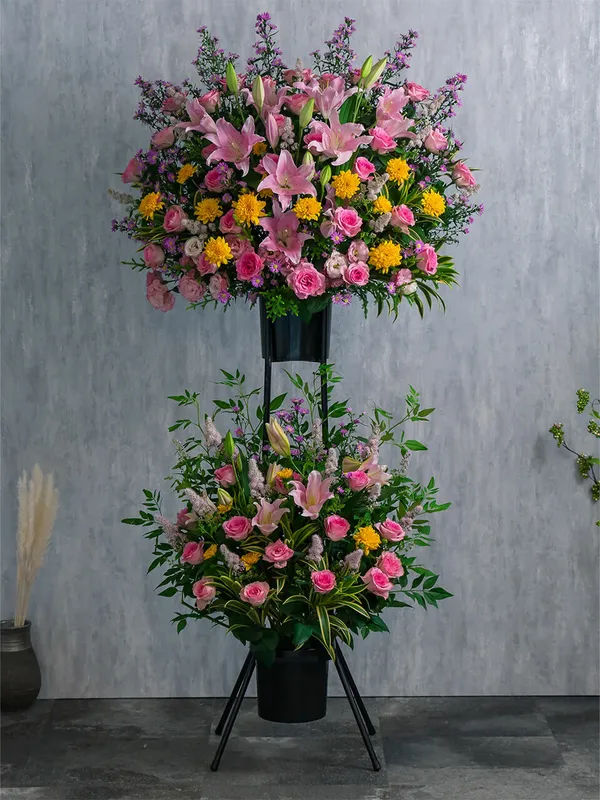 スタンド花　2段