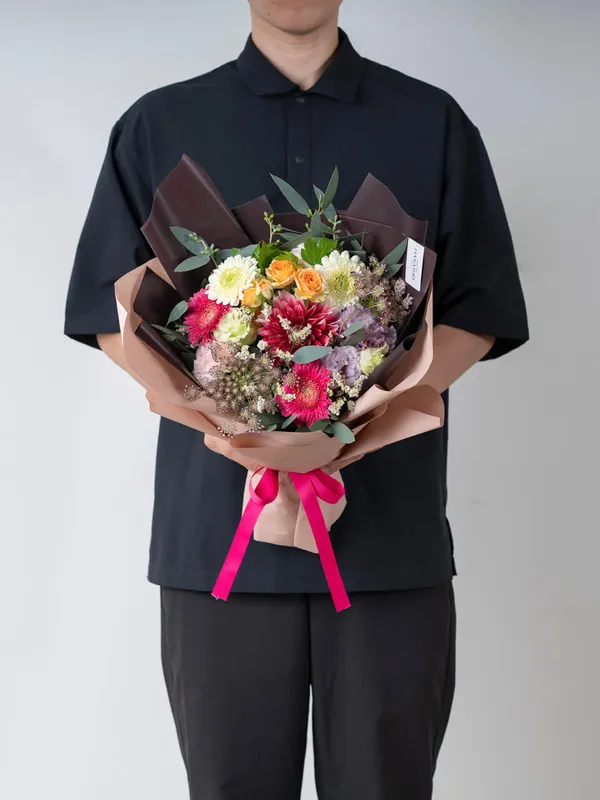 季節のお任せ花束｜広島花屋オンラインショップ花将