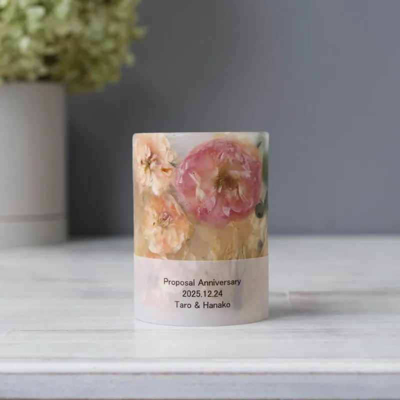 花束ブーケ等をキャンドル保存加工【1本】 - キャンドル加工 - ウェディング | アフターブーケ加工事例 - 写真1