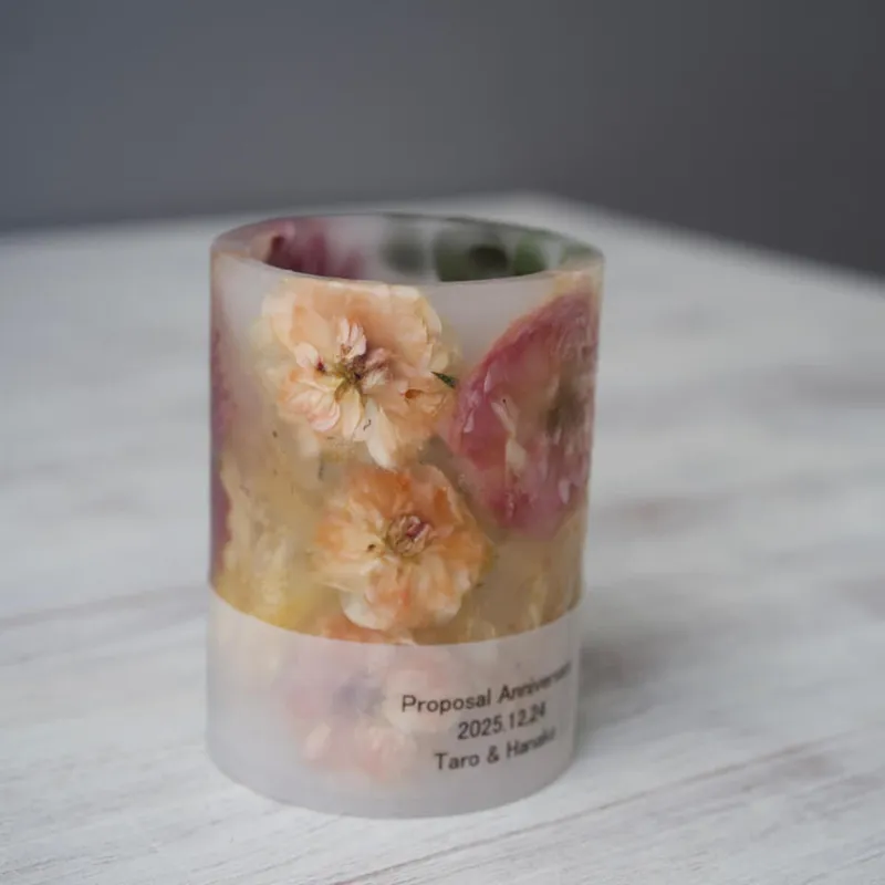 花束ブーケ等をキャンドル保存加工【1本】 - キャンドル加工 - ウェディング | アフターブーケ加工事例 - 写真2