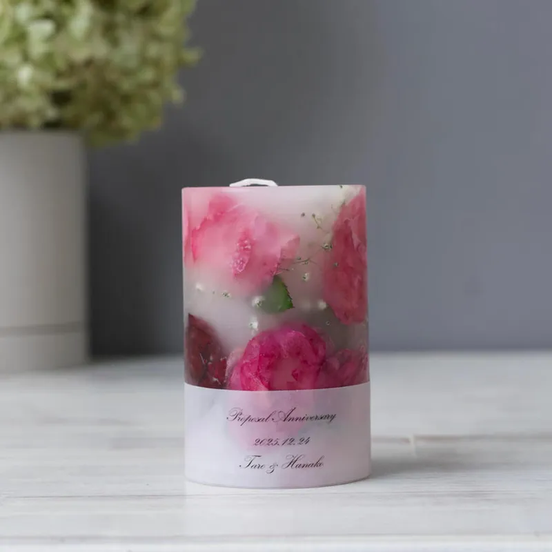 花束ブーケ等をキャンドル保存加工【1本】 - キャンドル加工 - プロポーズ | アフターブーケ加工事例 - 写真1