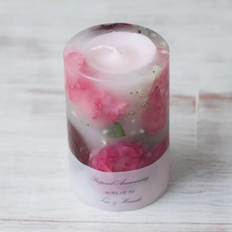 花束ブーケ等をキャンドル保存加工【1本】 - キャンドル加工 - プロポーズ | アフターブーケ加工事例 - 写真2